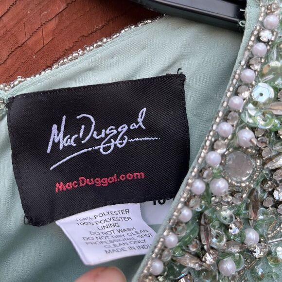MAC DUGGAL Sequin Column Gown STYLE #10839 Mint size 10 NWT - Picture 9 of 11
